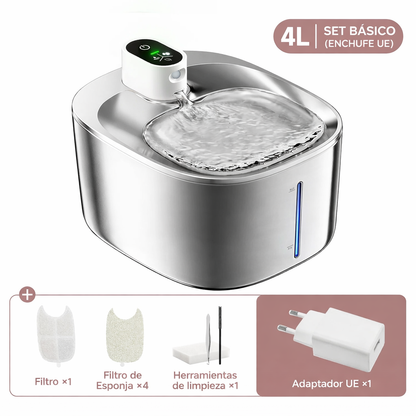 Fuente de Agua Inalámbrica 4L para Mascotas